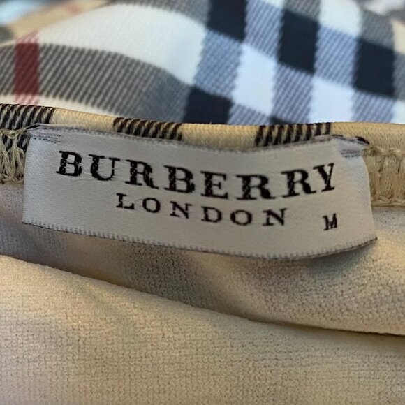 BURBBERRY ONE PIECE CHECK PLAID SWIM SUIT - Picture 3 of 10